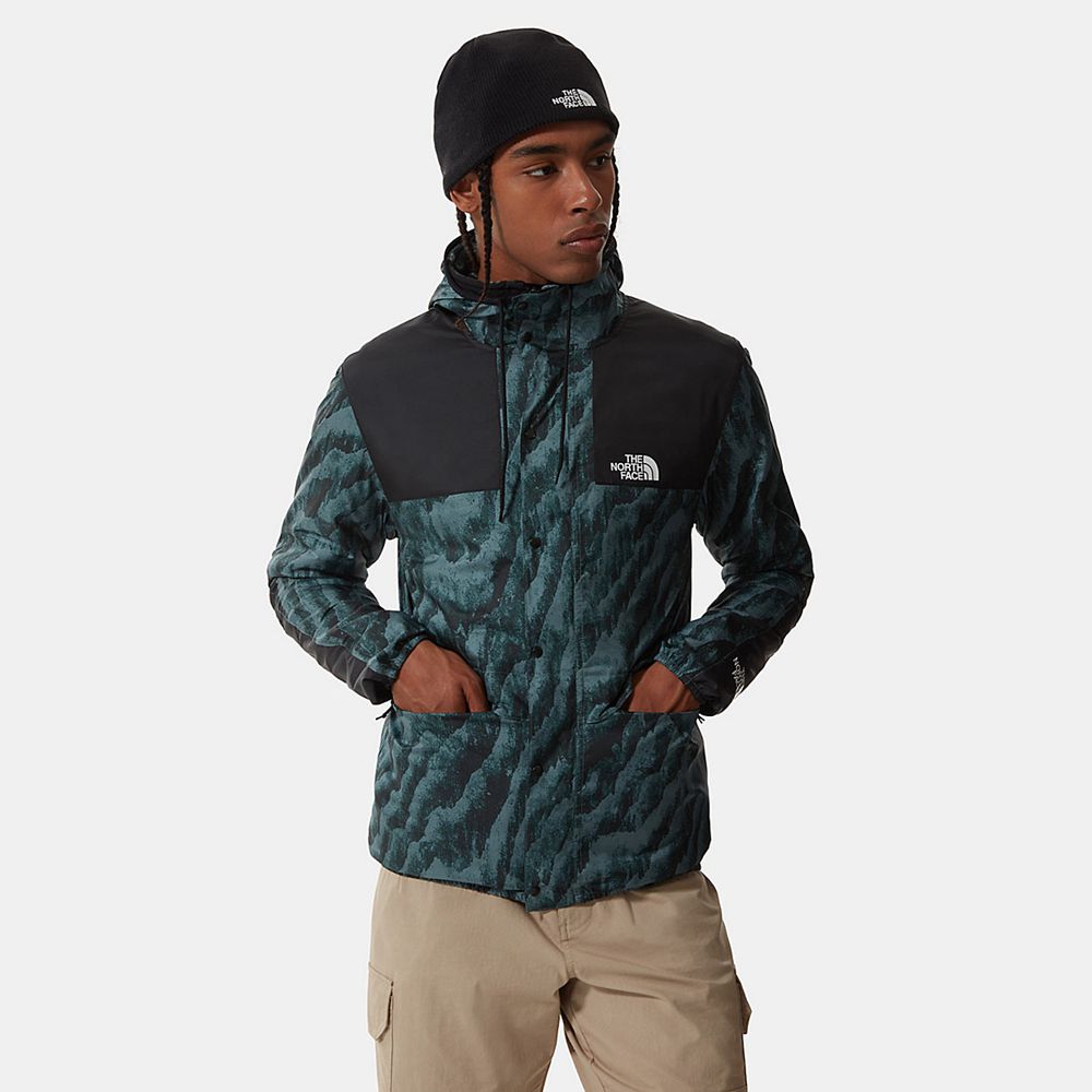 The North Face Insulated Jacket Mens Australia - The North Face 1985 Seasonal Green Mountain (IVM-12